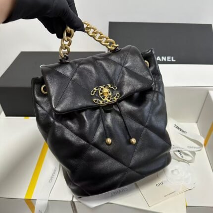Chanel 24c Early Spring Resort Collection, Double Backpack is here, Size (26*22*16cm)