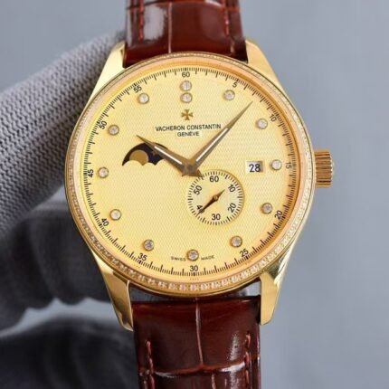 The Vacheron Constantin Heritage Moonphase Collection is now shipping! Movement: Fully automatic with imported 8219 moon phases