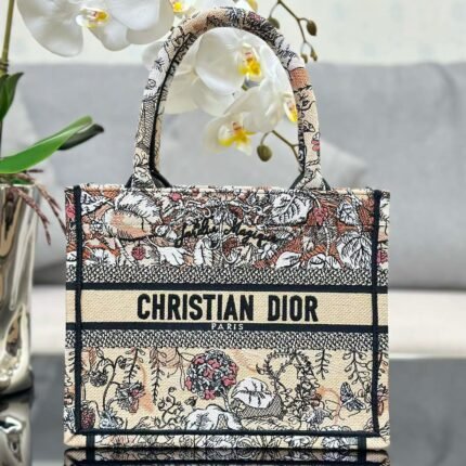 Dior book tote small shopping bag Size:26.5x21x14 cm