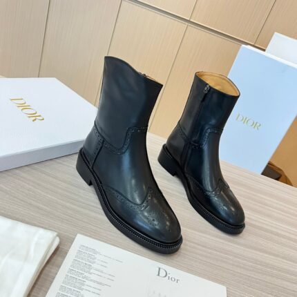 Dior 2023ss cowhide leather short boots Size :35-40 (41 can be customized) note shoes size when you fill shipping address