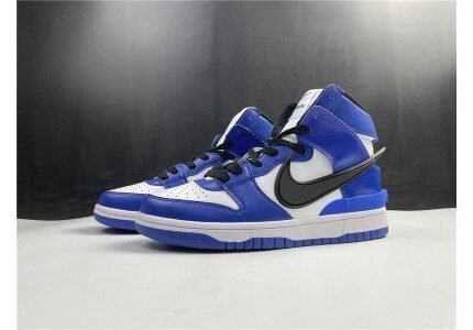 Nike Dunk High WHITE AND BLUE
