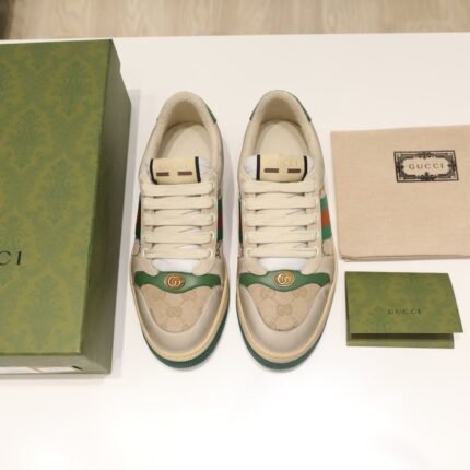 𝗚𝘂𝗰𝗰𝗶 Screener Sports little dirty shoes SIZE:35-44 note shoes size when you fill shipping address