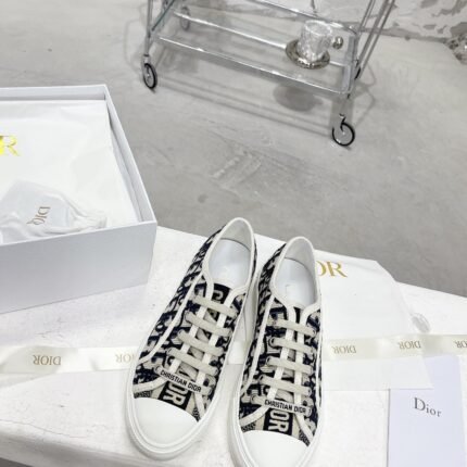 DIOR WALK N Embroidered canvas Casual shoes size: 35-40 (41 can be customized made) note shoes size when you fill shipping address