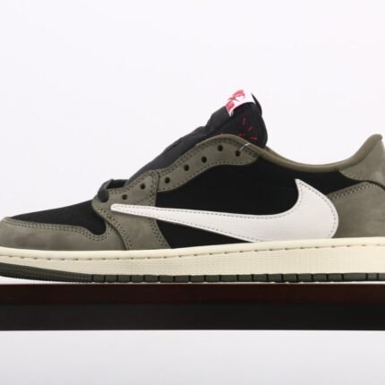 Travis Scott x Air Jordan AJ1 Low Z “Black Olive