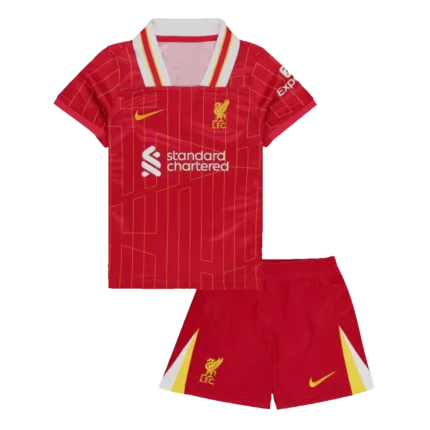 Liverpool Home Kids Soccer Jerseys Kit 2024/25