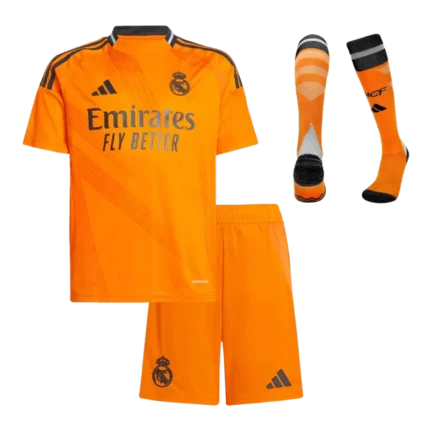 Real Madrid Away Kids Soccer Jerseys Full Kit 2024/25