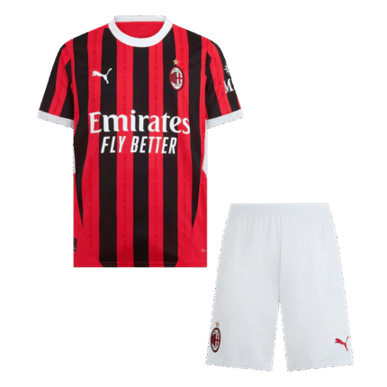 AC Milan Home Kids Soccer Jerseys Full Kit 2024/25